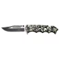 THIRD TACTICAL FOLDING KNIFE GRAY PATTERN SKULL