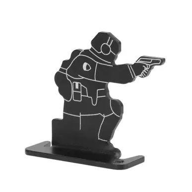 SET OF 4 METAL SOLDIER TARGETS - CLICK ARMS