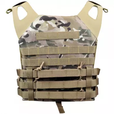 JS-TACTICAL AIRSOFT PLATE HOLDER Camo - CLICK ARMS