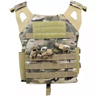 JS-TACTICAL AIRSOFT PLATE HOLDER Camo - CLICK ARMS