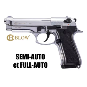 BLOW F92 FULL AUTO BLANK PISTOL 9MM PAK - CLICK ARMS