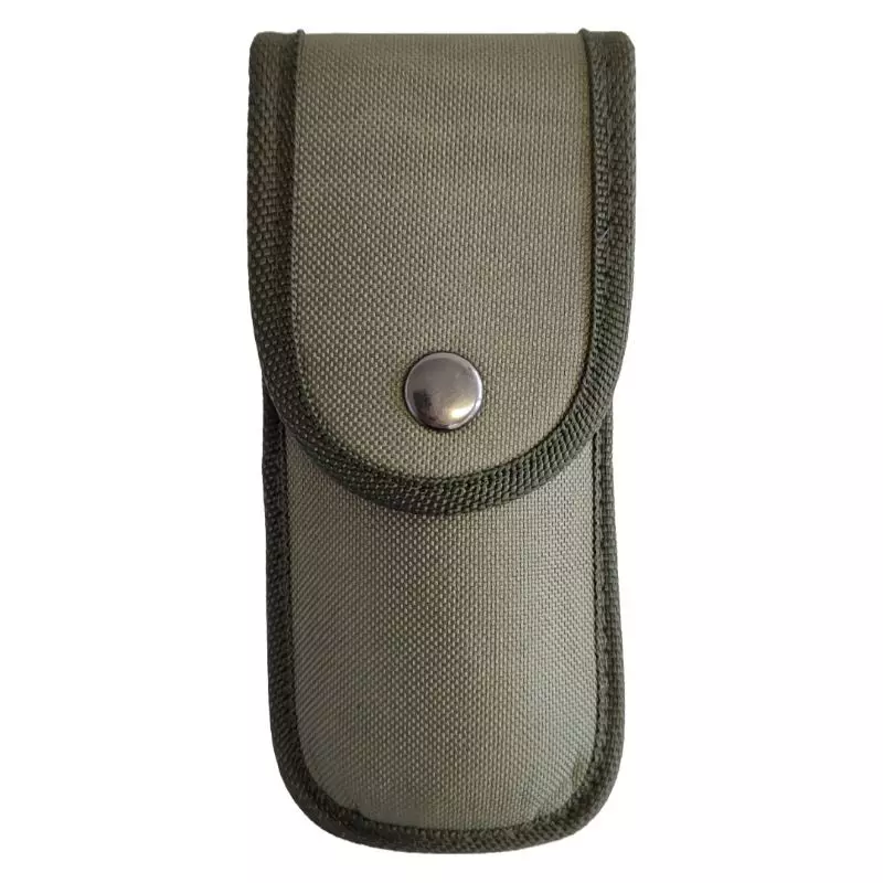 KHAKI FABRIC FOLDING KNIFE CASE