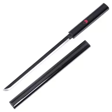 MINI KATANA DECO LAME ACIER MOTIF NARUTO NOIR - CLICK ARMS