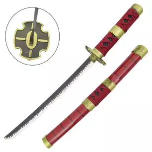 MINI KATANA DECO LAME ACIER MOTIF ONE PIECE