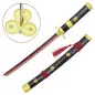 MINI KATANA DECO STEEL BLADE ONE PIECE PATTERN