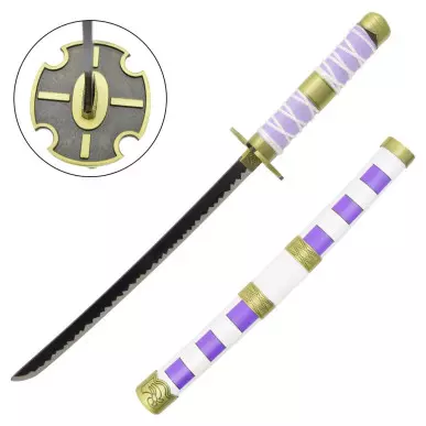 MINI KATANA DECO LAME ACIER MOTIF ONE PIECE - CLICK ARMS