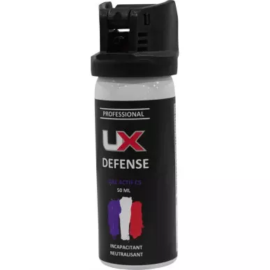 BOMBE SPRAY GAZ CS UX 50ML - CLICK ARMS