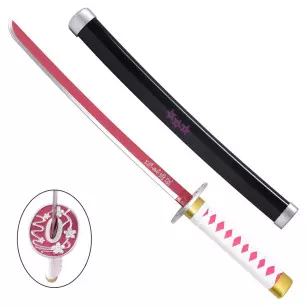 MINI KATANA DECO LAME ACIER MOTIF DEMON SLAYER